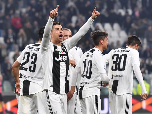 Serie A:n maalipörssiä johtava Cristiano Ronaldo onnistui jälleen.