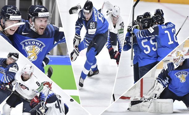 Suomen ja USA:n pelissä ei vauhtia puutu.