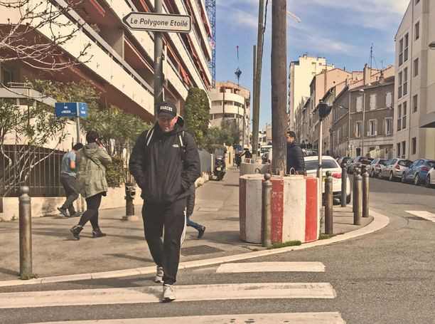 Janne Tranberg liikkui Narcos-lippiksessä Marseillessa vuosi sitten.