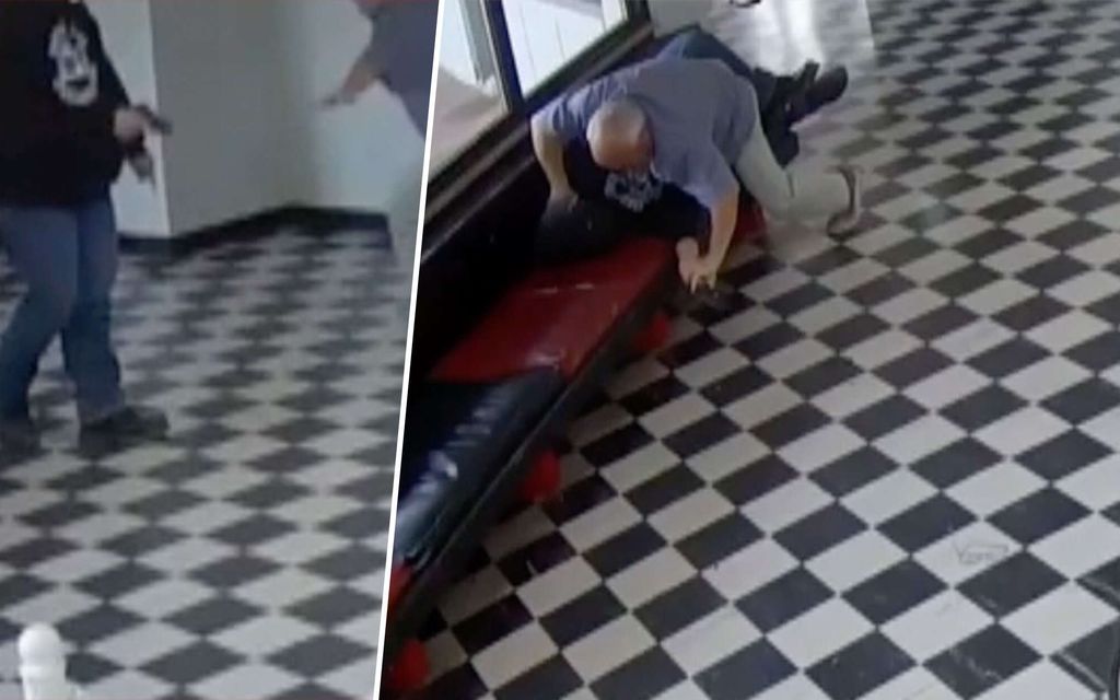 Dramaattinen video: Rehtori taklasi kouluun tunkeutuneen asemiehen Yhdysvalloissa