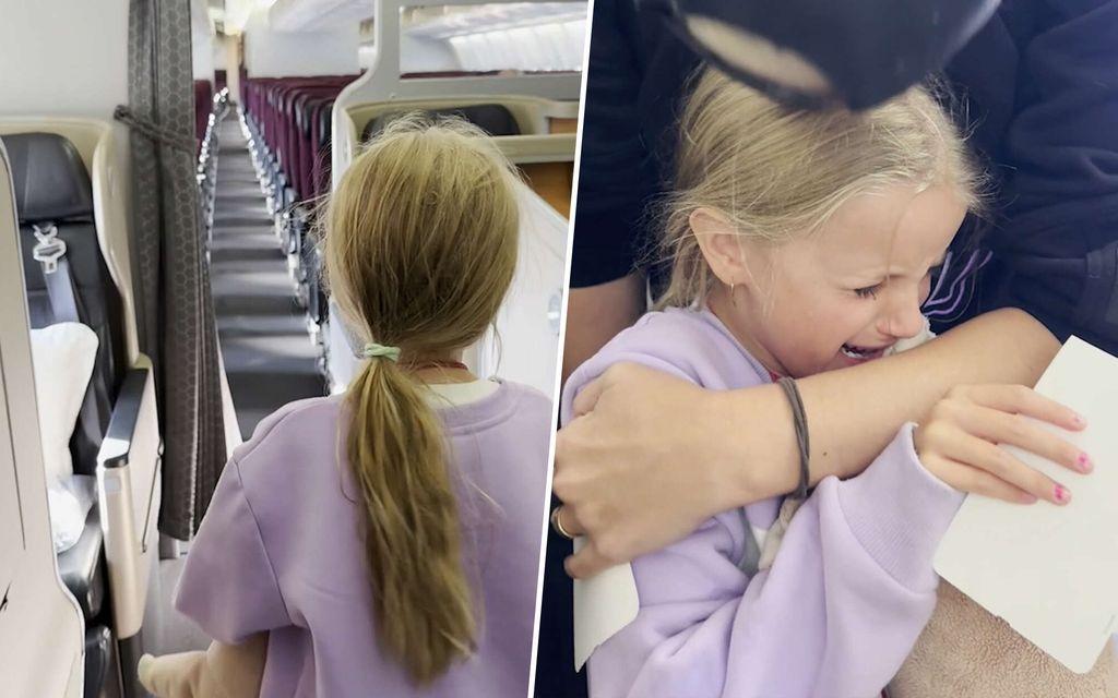 Vanhemmat järjestivät tyttärelleen yllätyksen lentokoneeseen – Pian hän puhkesi itkuun