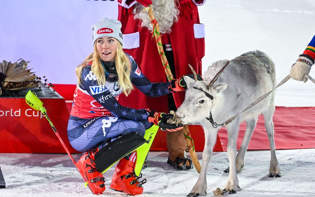 Alppi­kuningatar Mikaela Shiffrin juhli Levillä – Lindsey Vonn lähestyy