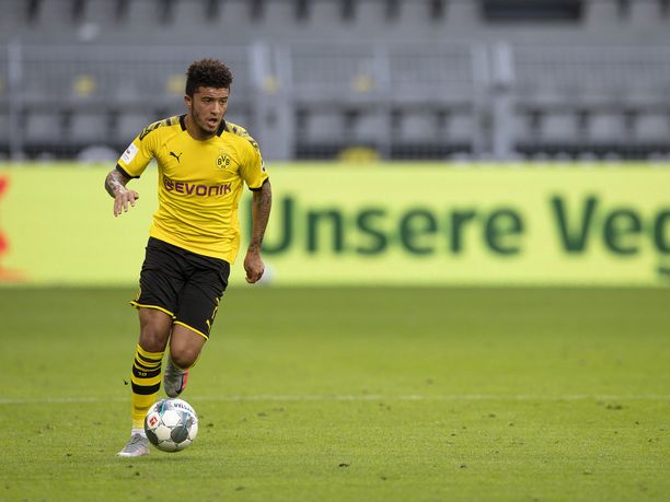 Laiturina pelaava Jadon Sancho teki viime kaudella peräti 17 maalia ja syötti saman verran, kun Borussia Dortmund sijoittui hopealle Bundesliigassa.