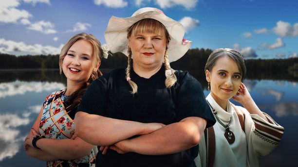 Elisaveta Siira (vasemmalla), Meri Kartta (keskellä) ja Jasmina Ollikainen ovat sarjan keskiössä.