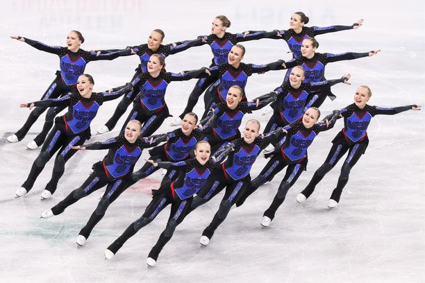 Marigold Ice Unity voitti MM-hopeaa Helsingissä. Kuva Krasnojarskin talviuniversiadeista kuukauden takaa.