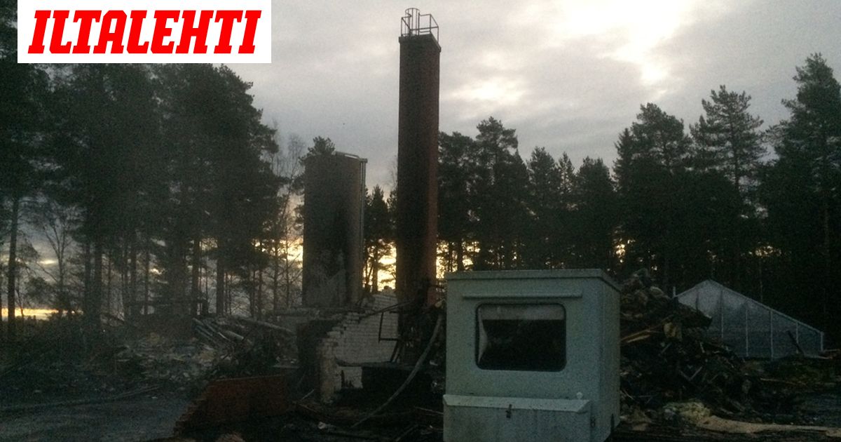 muhoksen-kunnan-omistama-entinen-tutkimuslaitos-vaurioitui-pahoin-palossa