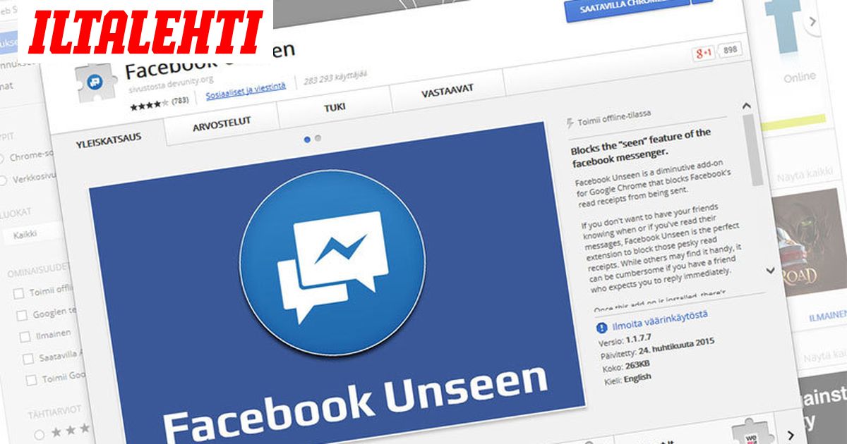 Valtteletko Viestin Lukemista Facebookissa Kokeile Tata