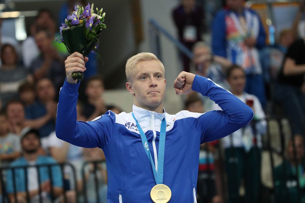 Lisää kultaa Suomeen! Emil Soravuo voimisteli ykköseksi Euroopan kisoissa