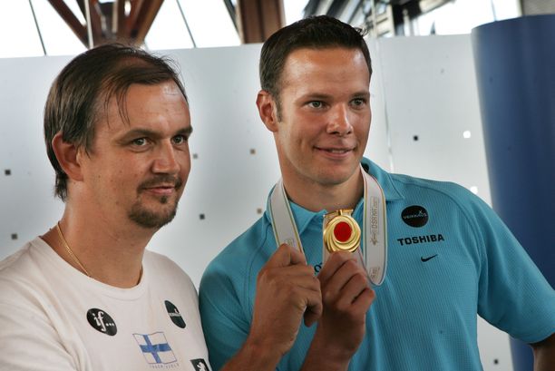 Hannu Kangas ja Tero Pitkämäki tekivät yhdessä töitä 23 vuotta. Kirkkain palkinto oli MM-kulta Osakasta.