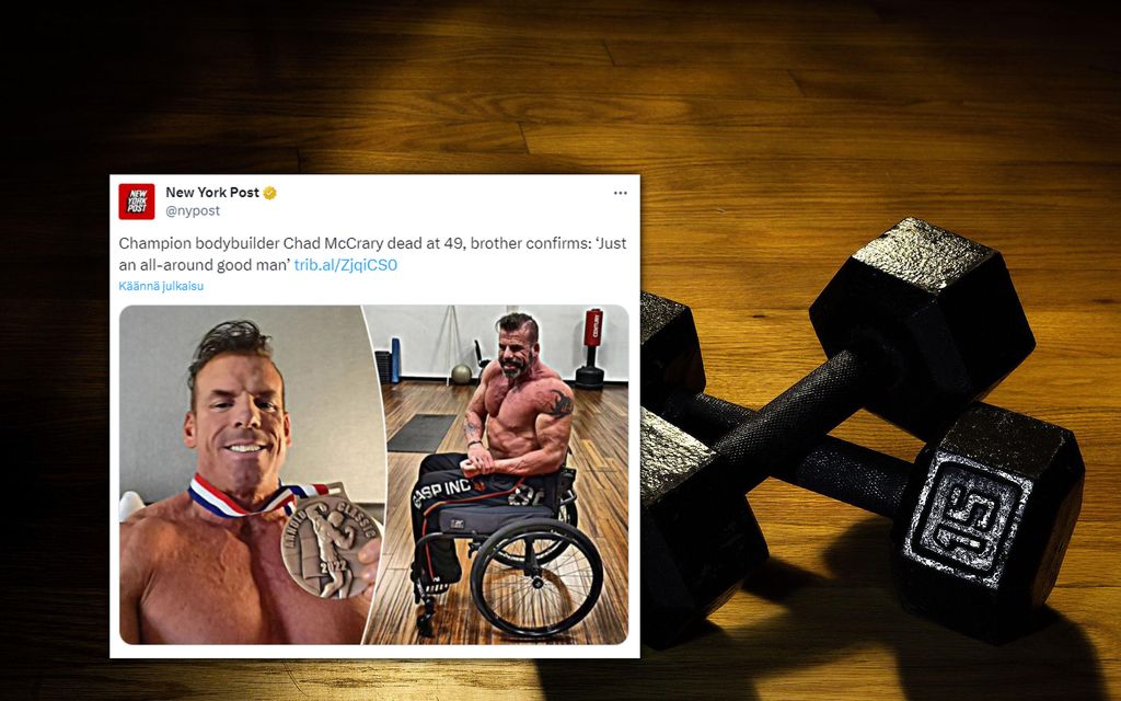 Kehonrakentaja halvaantui ja joutui pyörätuoliin – On nyt kuollut