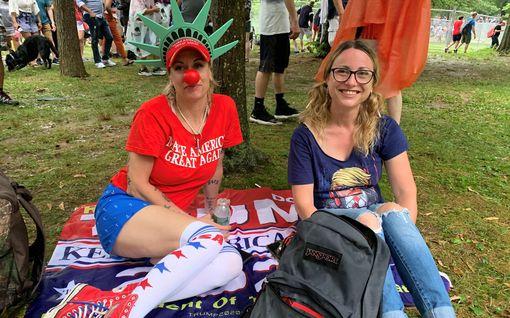 ”Ennen­kuulumatonta ja törkeää” - IL tapasi Yhdysvaltain itsenäisyys­päiväjuhlassa Trumpin faneja ja vastustajia