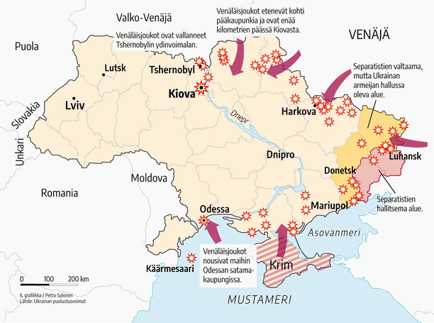 Tämä Ukrainan sodasta tiedetään