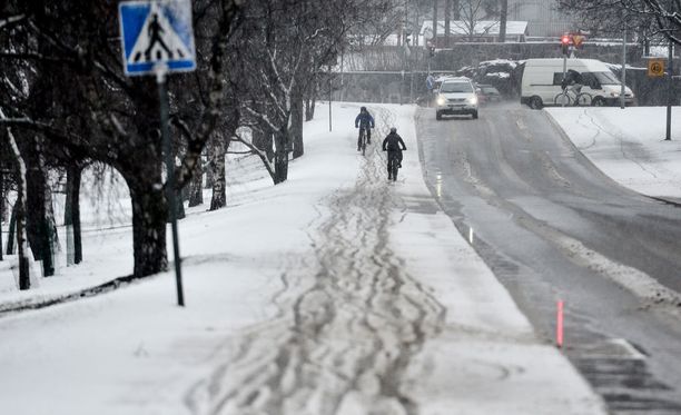 Etelä-Suomessa lunta voi kertyä vuorokauden aikana kahdesta kymmeneen senttimetriä.
