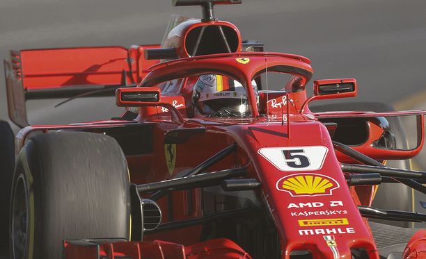 Sebastian Vettel ajoi kolmansien vapaiden harjoitusten lopussa pohja-ajan kuivan kelin renkailla.