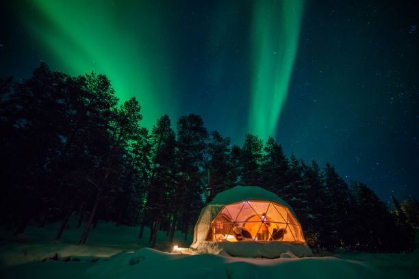 Aurora Dome on todellinen luksusteltta.