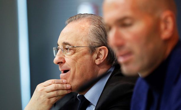 Florentino Pérez ei osannut odottaa Zinedine Zidanen lähtöpäätöstä.