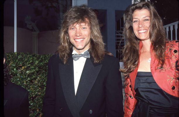 Jon Bon Jovi ja Dorothea Hurley 90-luvun alussa.