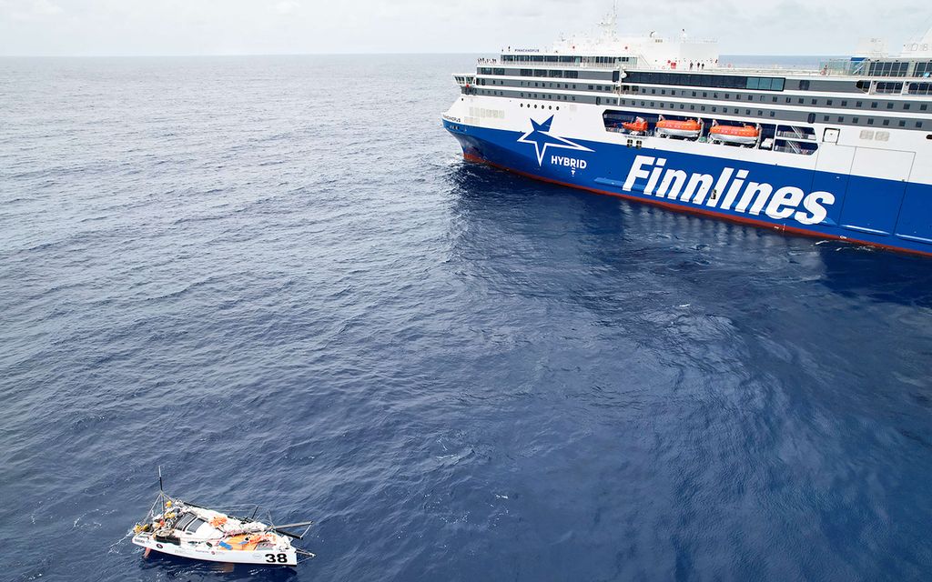 Finnlinesin laiva joutui ongelmiin Itämerellä – Pysähdys Ahvenanmaalle peruttiin