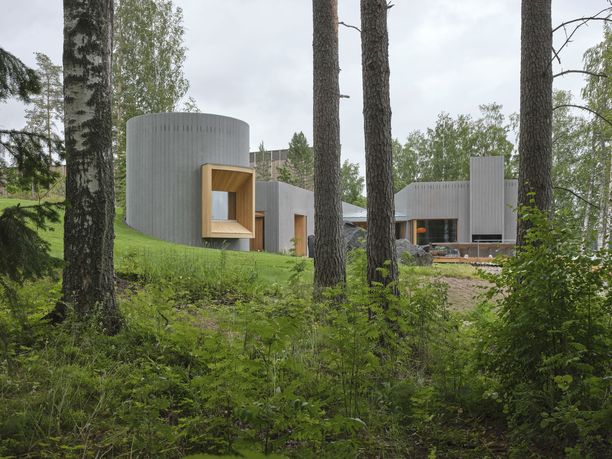 Suomen erikoisin sauna? Betoninen ja pyöreä