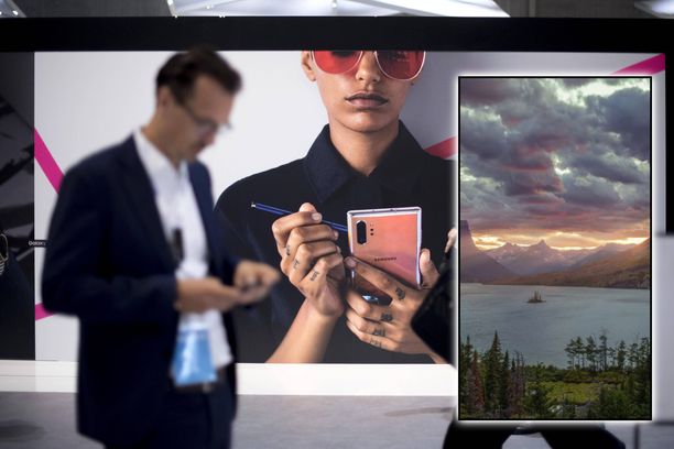 Kuvan väriprofiili aiheuttaa ongelmia Samsung-puhelimissa.