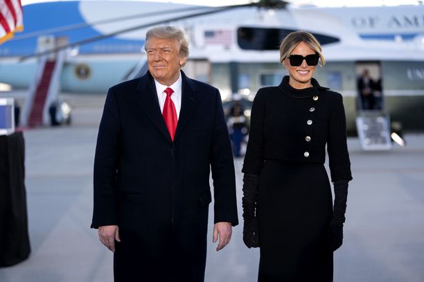 Donald ja Melania Trump palasivat Floridaan tammikuun 20. päivänä, kun Trumpin aika presidenttinä oli ohi.