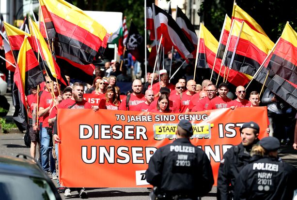 Toukokuussa Dortmundissa Saksassa järjestettiin äärioikeiston mielenosoitus.