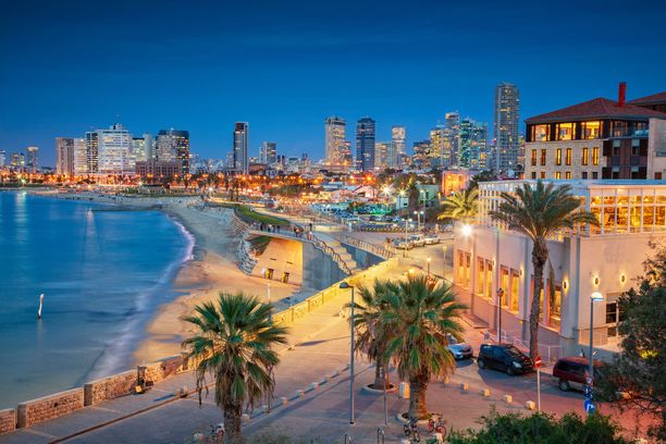 Tel Aviv Välimeren rannalla on elinkustannuksiltaan maailman kallein kaupunki asua.