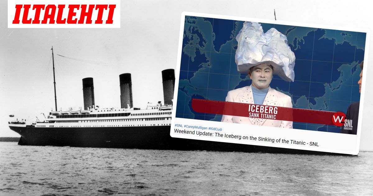 Räävitön Titanic-sketsi nousi somehitiksi: jäävuori puolustautuu