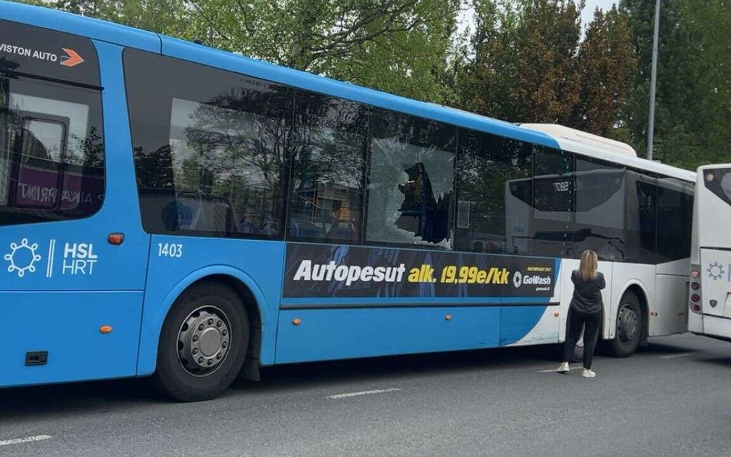 HSL:n bussit kolaroivat Vantaalla – ”Kuului hirveä pamahdus”