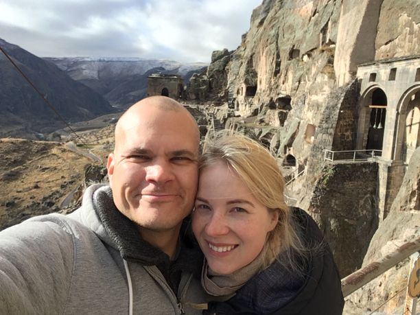 Tomi ja Jasmin pitivät Georgiaa kiinnostavana matkailumaana. Näihin maisemiin on päästävä uudestaan.