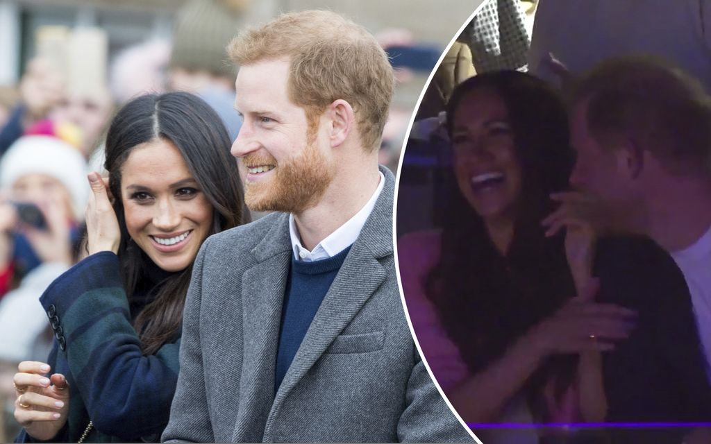 Meghan ja Harry hempeilivät julkisesti: saiko prinssin intiimi ele torjunnan?