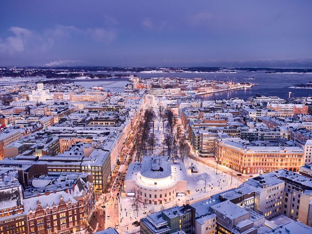 Helsinkikin saattaa saada lumipeitteen ensi viikolla, mikäli ennusteet pitävät kutinsa.