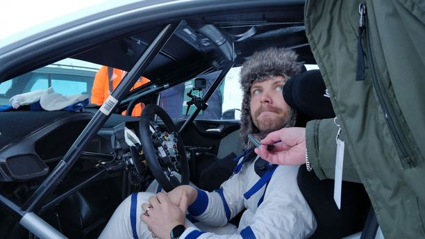 Bottas ajaa Arctic Lapland Rallyssa kolmatta kertaa. Tämä kuva on vuodelta 2019.