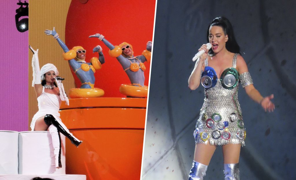 Katy Perry valmisteli tätä show’ta vuosia – lauloi wc-pöntössä ja verhoutui tölkkiasuun