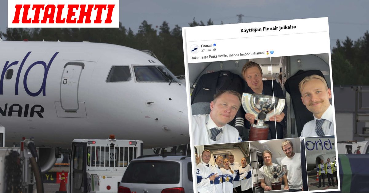 Finnairin työntekijöiltä poikkeuksellinen veto Leijonien kultalennolla – Kuvat julki 