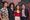Steeve Harringtonia esittävä Joe Keery, Mike Wheeleriä esittävä Finn Wolfhard, Nancy Wheeleriä esittävä Natalia Dyer ja Jonathan Byersiä esittävä Charlie Heaton kolmannen Stranger Things -kauden avaustilaisuudessa Pariisissa heinäkuussa. 