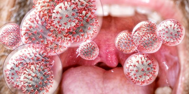 Koronaviruksia voi muhia suussa odottamassa pääsyä keuhkoihin.