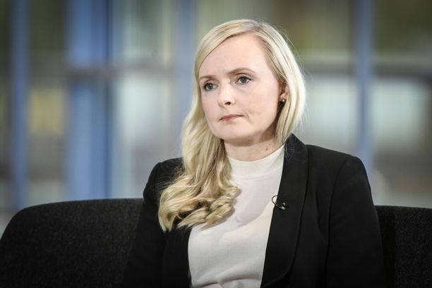 Vihreiden puheenjohtaja, sisäministeri Maria Ohisalo Iltalehden puheenjohtajatentissä 20.10.2020.