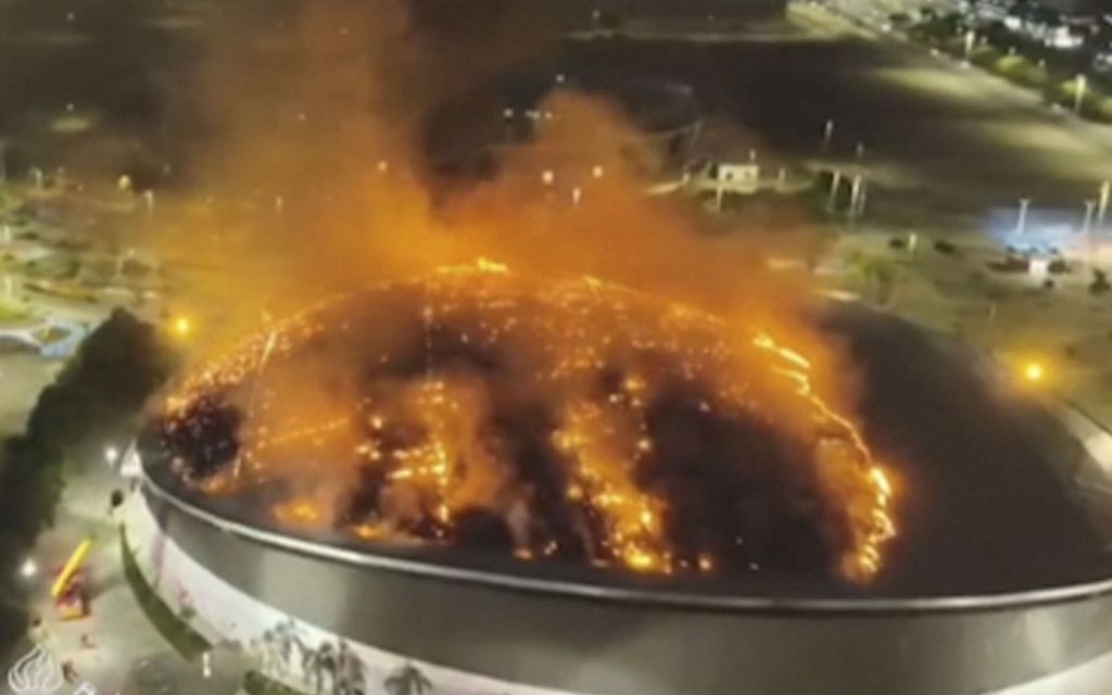 Rion olympiakylässä massiivinen tulipalo