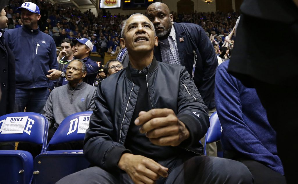 Vain Barack Obama voi pukeutua tähän - coolimpaa takkia ei ole nähty