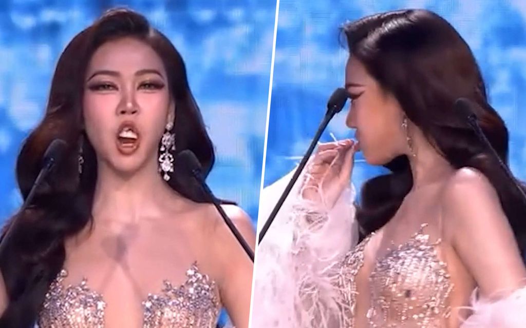 Nolo tilanne Miss Thaimaa -kilpailussa – Hampaat irtosivat