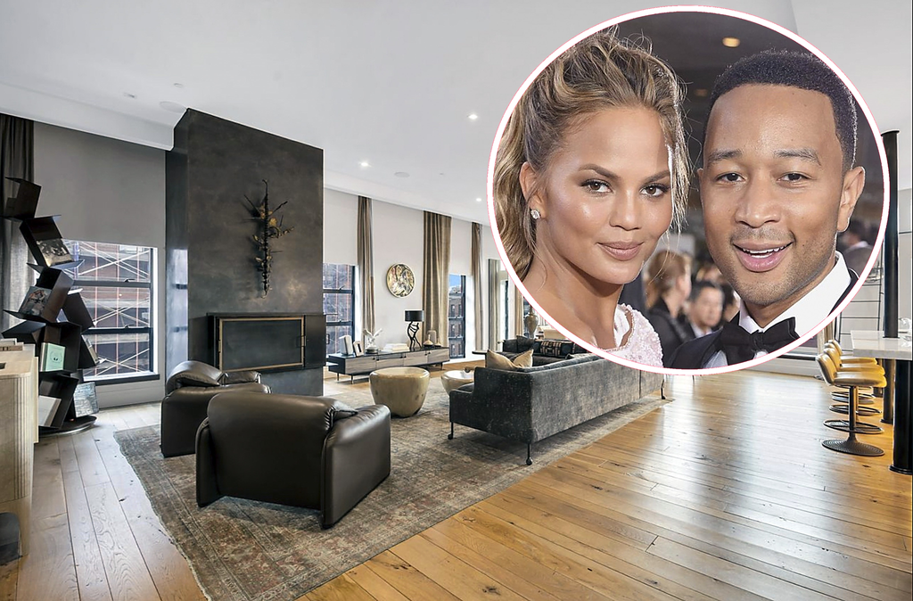 Chrissy Teigen ja John Legend laittoivat hulppean katto­huoneistonsa New Yorkissa myyntiin – katso kuvat 16 miljoonan lukaalista 
