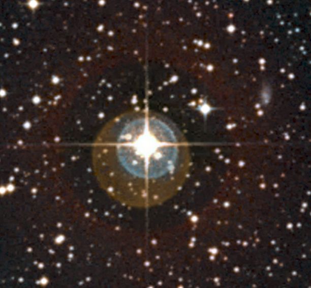 Observatoriokuvaa eksoplaneetta HD 85512:sta.