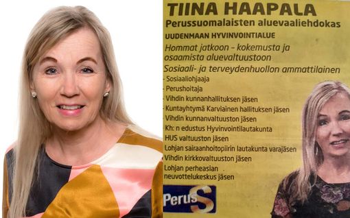 Kohuehdokas Tiina Haapala selittää nyt virheellistä mainostaan: "Se oli moka" – taustalta paljastui puolueiden sopimus
