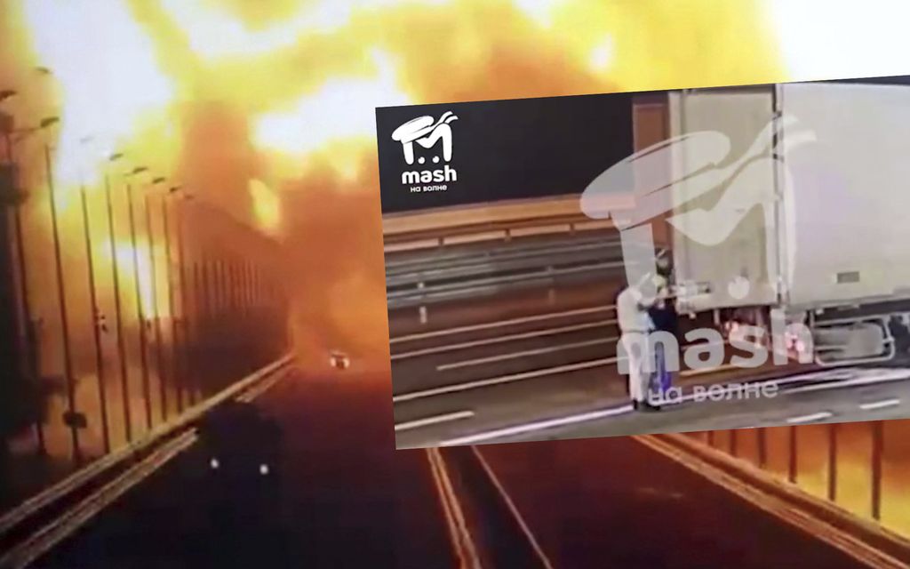 Video näyttää kuinka räjähtänyt rekka tarkastettiin ennen Krimin sillalle päästämistä – mitään ei löytynyt