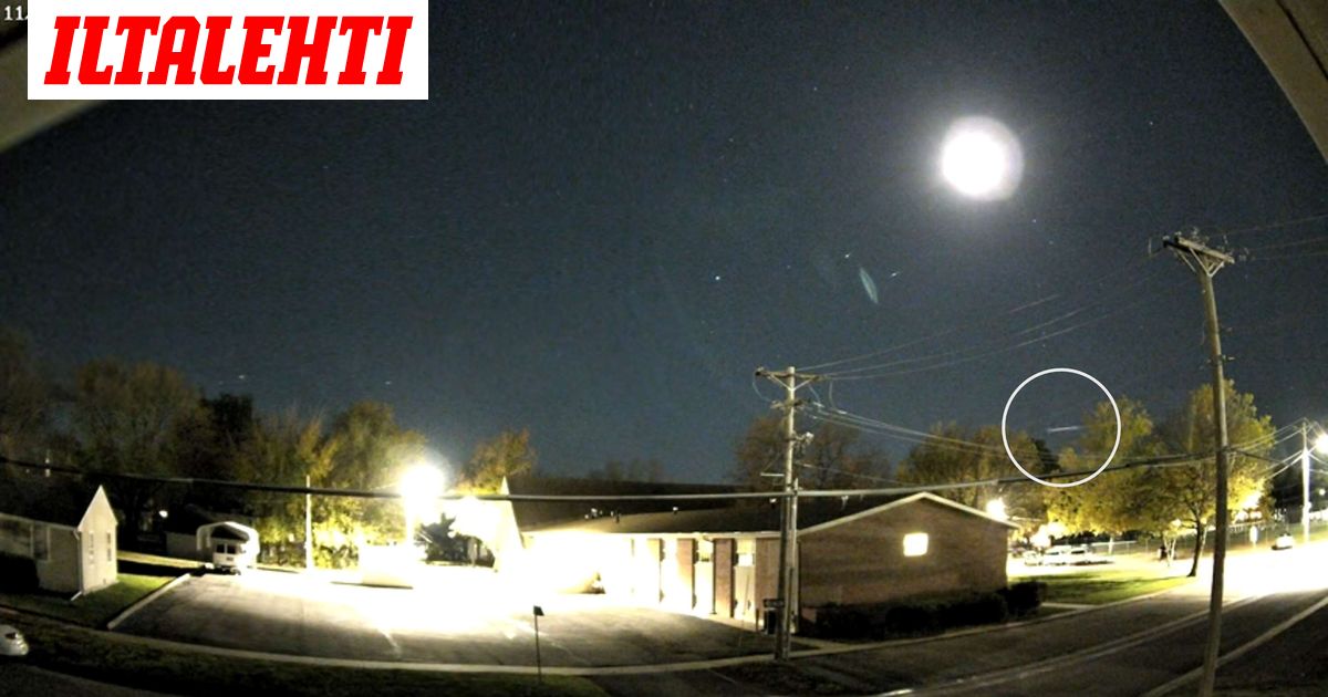 Palava Starlink satelliitti Saatiin Tallennettua Videolle