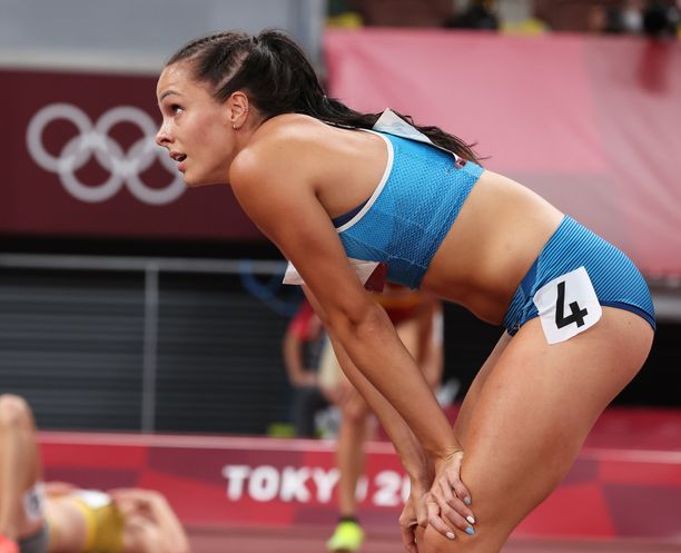 Maria Huntington bermain di Olimpiade Tokyo musim panas lalu.