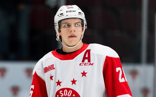 Jaromir Pytlik kiekkoili 2018–20 OHL:n Soo Greyhoundsissa.