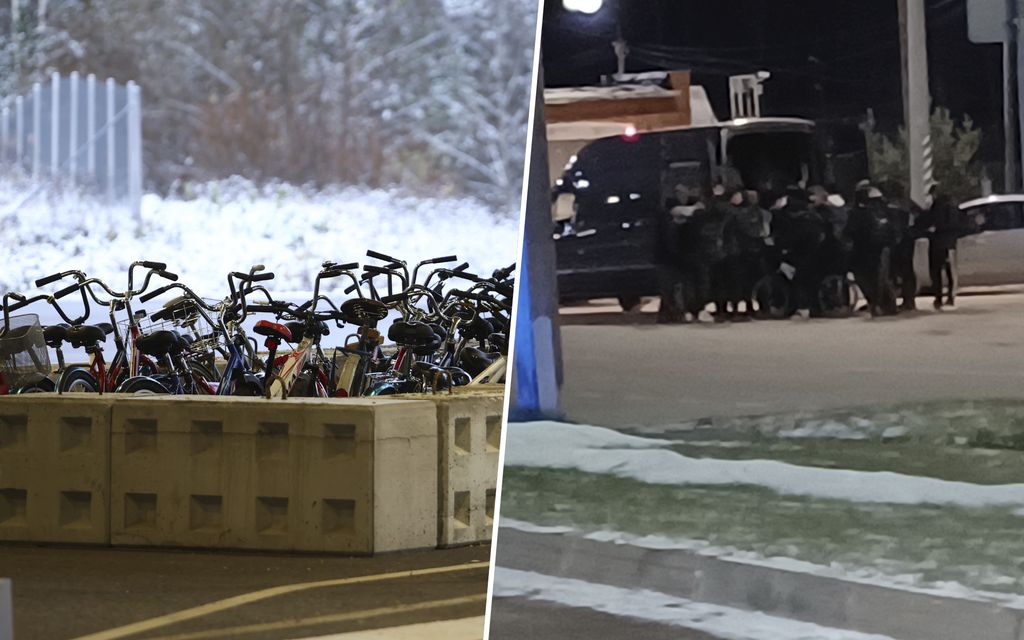 Venäläiset jakelivat rajalla polkupyöriä turvapaikan­hakijoille – Katso kuva