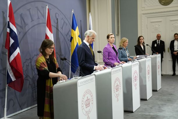 Pohjoismaiden pääministerit tapasivat Kööpenhaminassa keskiviikkona.